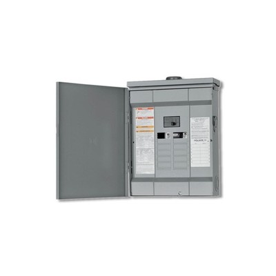 Square D HomeLine 100 A 120/240 V 12 space 24 circuits HOM1224M100PRB