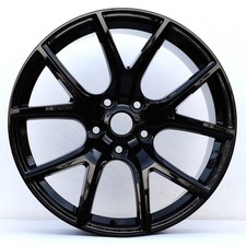 4 22 Srt Srt8 Trackhawk Style Black Wheels Rims Fits Jeep Grand Cherokee