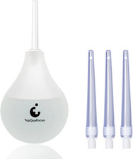 Topquafocus 8Oz Enema Kit - Anal and Vaginal Douche for Men, Flushing System wit