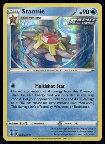 Starmie 053/264 - Fusion Strike - Holo Rare NM
