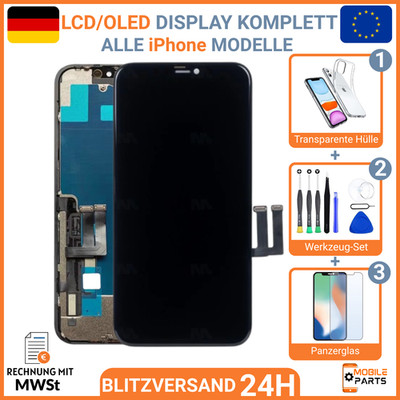 Display Touchscreen LCD OLED Set iPhone 6 7 8 X XR 11 12 13 14 15 16 17 Pro Max