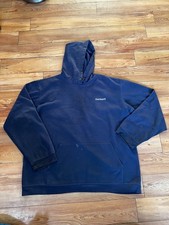 Vintage Carhartt Hoodie Dark Blue