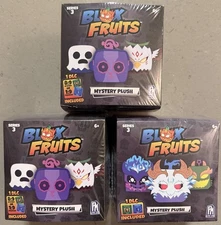 Blox Fruits Mystery 4 Inch Plush Series 3 - PhatMojo - New & Sealed - Lot of 3