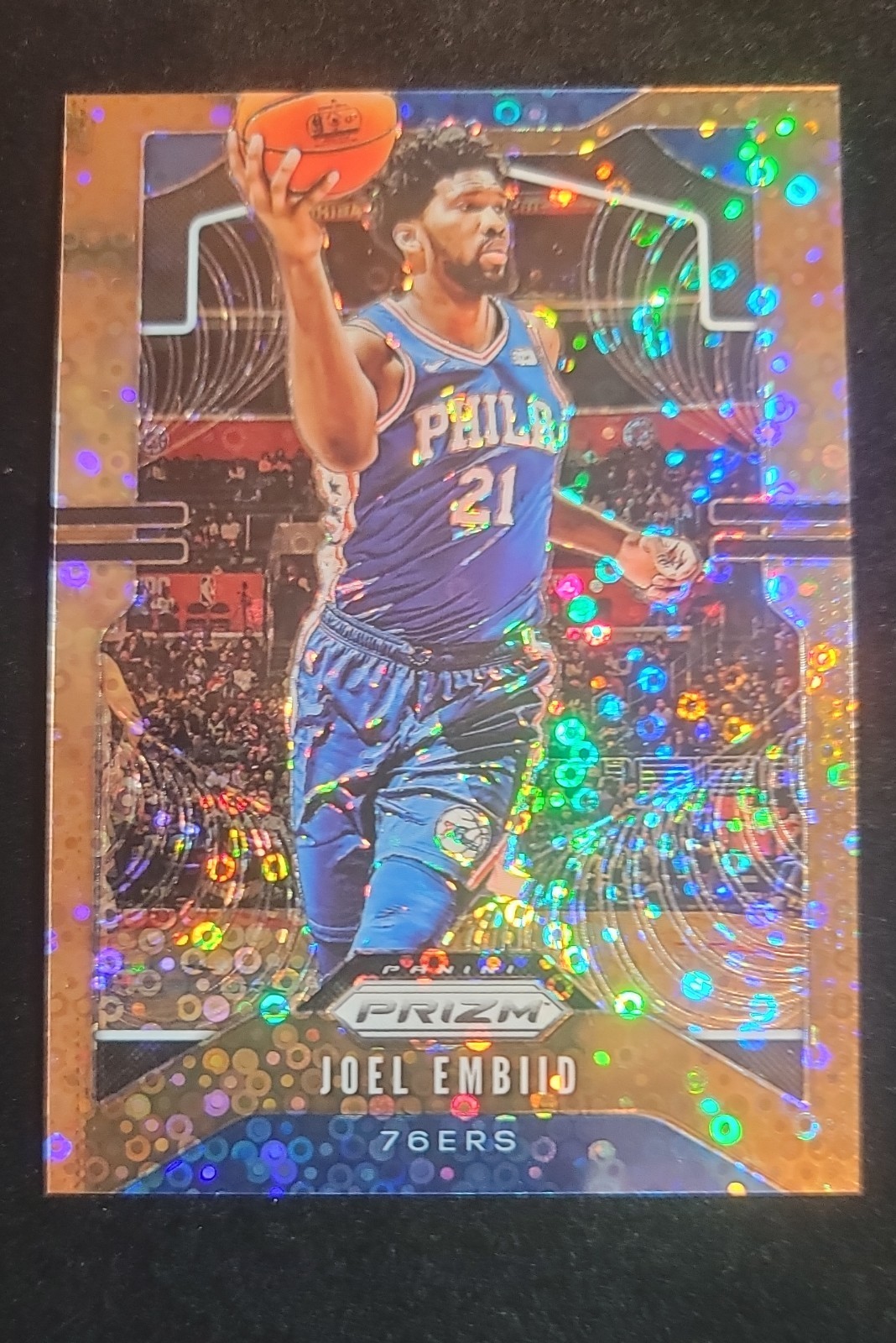 2019-20 Panini Prizm - Joel Embiid #199 Bronze Fast Break Prizm /20