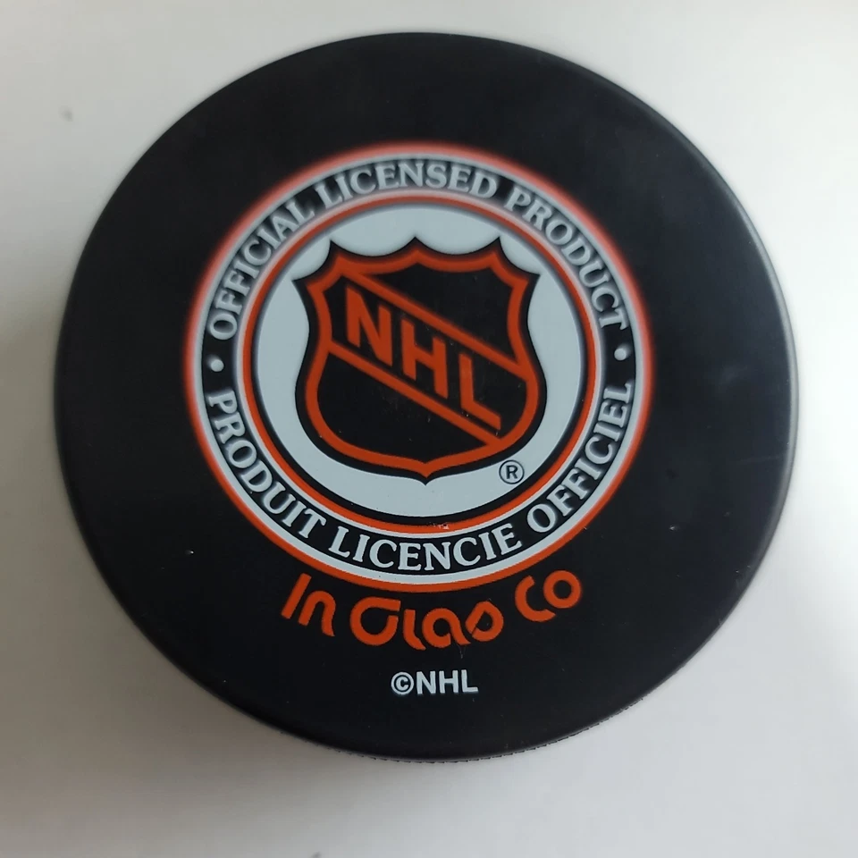 亚历克斯·德尔维奇奥 NHL 曲棍球冰球签名红翼 — 第 2/2 张图片