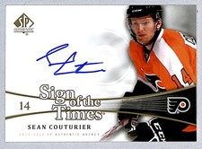 Sean Couturier 2011-12 SP Authentic Sign of the Times Rookie Auto #SOT-CU