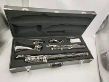 New Arrival Low C Clarinet Silver Plated Keys Bass Professional Instrument