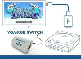 Kaico Sega Dreamcast HDMI Adapter &ndash; Plug & Play Converter for silver 