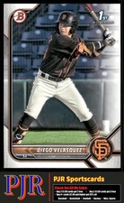 Diego Velasquez 2022 Bowman #BP-110 San Francisco Giants Prospects
