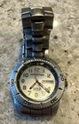 Vintage Timex Expedition Indiglo Quartz Watch Day/Date 100m Silver Dial Steel