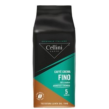 Cellini CAFFÈ CREME FINO Kaffeebohnen, Arabicabohnen kräftig, 1000 g