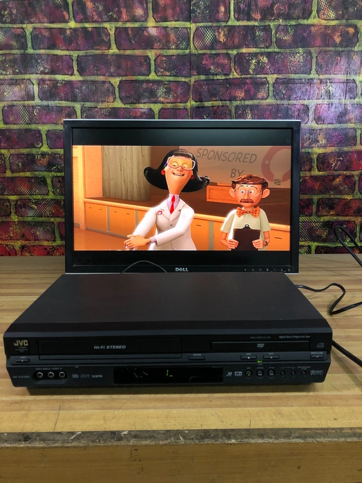 JVC HR-XVC26U DVD VHS VCR Combo Hi-Fi Stereo Video Cassette Recorder Tested  - Image 2 of 4