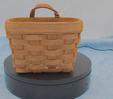 Longaberger 1993 Inaugural Basket with Protector – Classic Miniature Charm