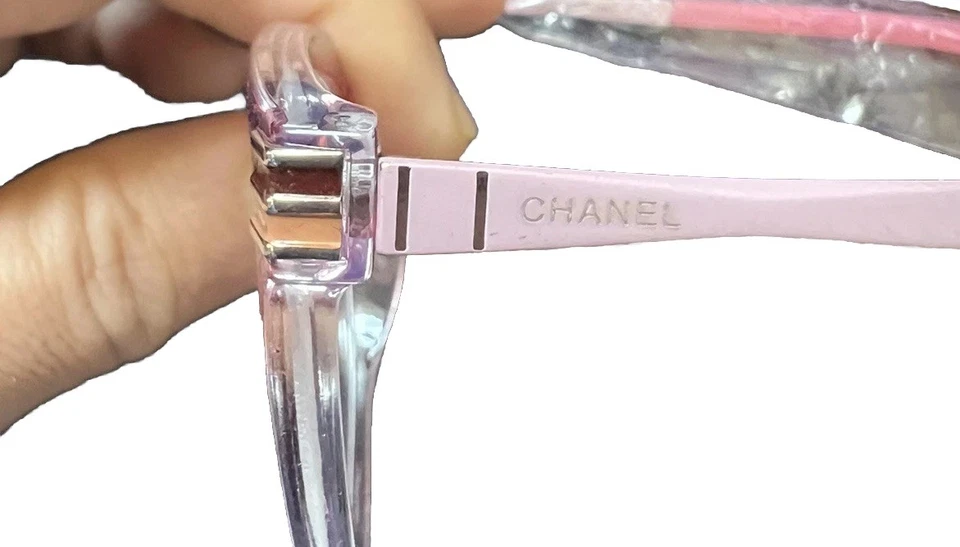 Chanel Eyeglasses Frame, pink . 50,17,146. Woman. (Sale Price). V Nice Quality - Image 4 of 4