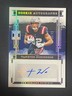 2025 Panini Impeccable RC Auto Silver #RA-THN TreVeyon Henderson /49 Patriots JP