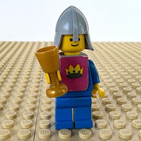 LEGO Castle, Classic: Blue Knight, GOBLET, cas082s, 375, YELLOW CASTLE, 1978
