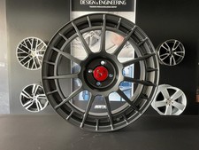 CERCHI IN LEGA DEDICATI FIAT 500/595 ABARTH DA 17 NTT MATT ANTRACITE 7X17 ET29