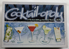 Cocktail-opoly Cocktail Drinks Trading Drinking Board Game New Factory Sealed
