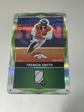 2025 NFL UNO Elite Core Edition Green Foil  - Tremon Smith #164 Denver Broncos