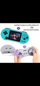 Sf2000  Handheld Game Console, Double Player, blue USB & RCA