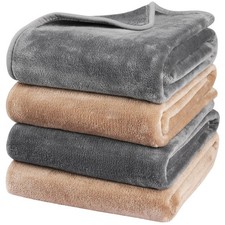 Dog Blanket Washable for Puppy: 4 Packs Dog Blankets 40 x28 - Fluffy Soft Sm...