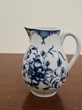 ANTIQUE Worcester Dr Wall Sparrow Beak Porcelain Jug Mansfield Pattern c1780