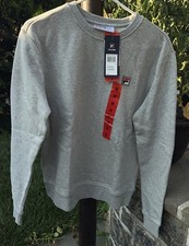 FILA Women's Brand New W/Tags Michele Sweatshirt W/ LOGO Gray Size M