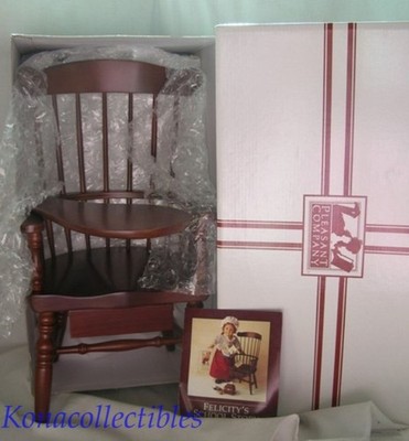 American Girl Felicity Windsor Chair Pleasant Company Old Stock! ESF White Box