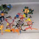 Vintage TMNT Parts Lot Ninja Turtles Weapons / Vehicle Accessories