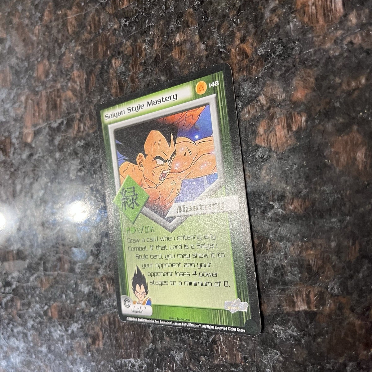 2001 Dragon Ball Z DBZ CCG SCORE Saiyan Style Mastery Rare #148