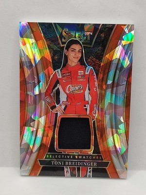 2025 Panini Select Toni Breidinger Selective Swatches Ice Prizm NASCAR Racing