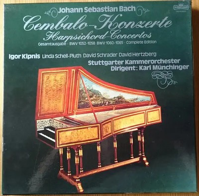 LP-BOX Johann Sebastian Bach - Igor Kipnis , Linda Schell-Pluth , Cembalo-Konz