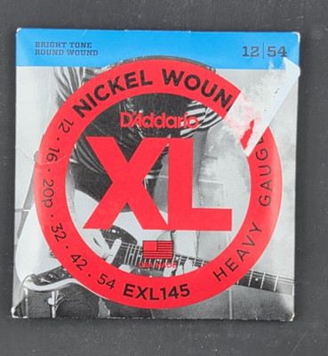 NEW! D'Addario XL EXL145 12-54 Nickel Round Wound Guitar Strings FREE SHIPPING!