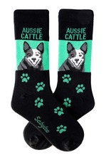 Australian Cattle Dog Socks Crew Unisex