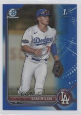 2022 Bowman Draft Chrome Blue Refractor 10/150 Sean McLain #BDC-50 7m3