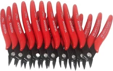 10pcs Micro Wire Cutters,170 Flush Cut Diagonal Side Cutting Plier Cable Nipper