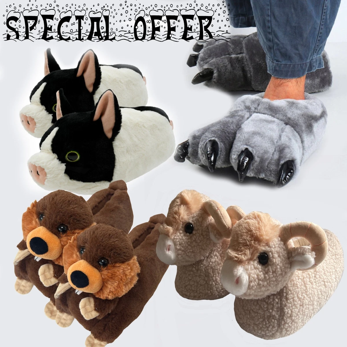 SOPER Aphmau Plush Plush Doll cat Home Animal Slippers India | Ubuy