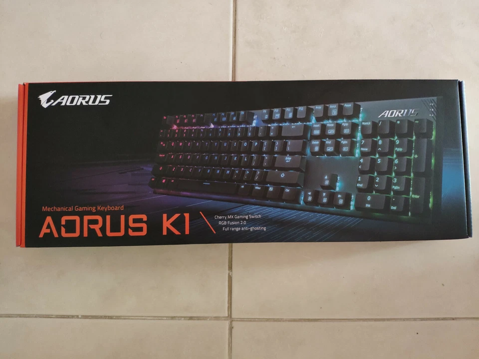 Gigabyte AORUS K1 Mechanical Gaming Keyboard MX Cherry RED Switch RGB Fusion - Image 3 of 4