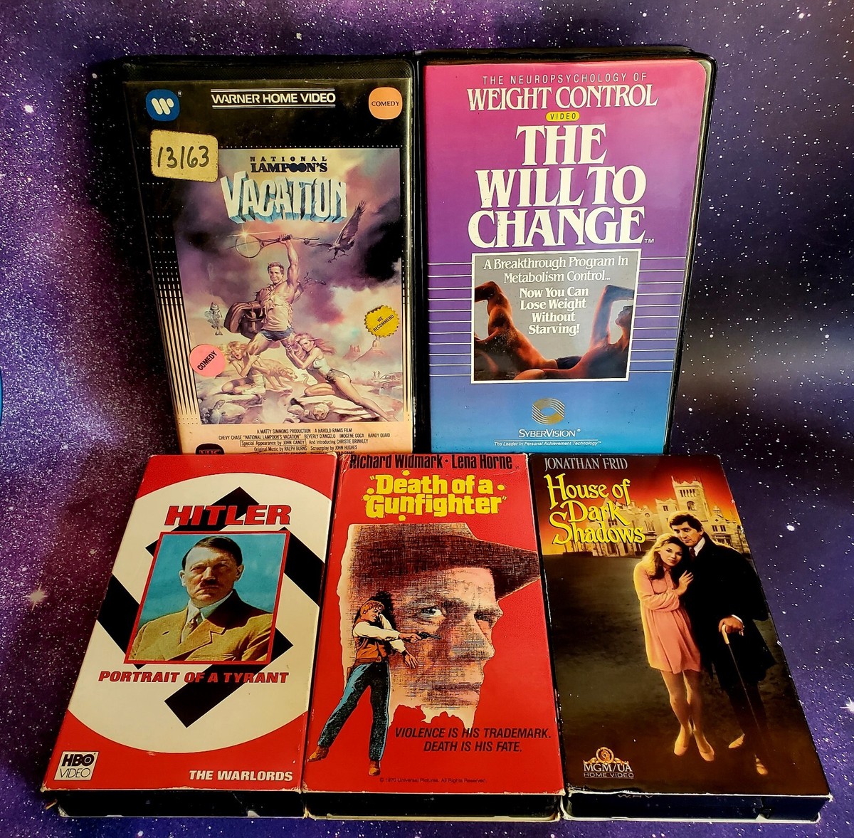 Weird VHS Lot. 5 Tapes. Will To Change Tyrants Vacation Dark