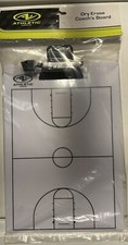 Athletic Works Basketball. Coaches Dry Erase 9 x 12.5" Clip Board, New Sealed