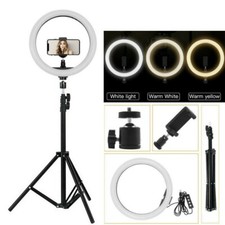 HQ-18N 18 inch 45cm LED Ring Vlogging Photography Video Lights Kits with Remote