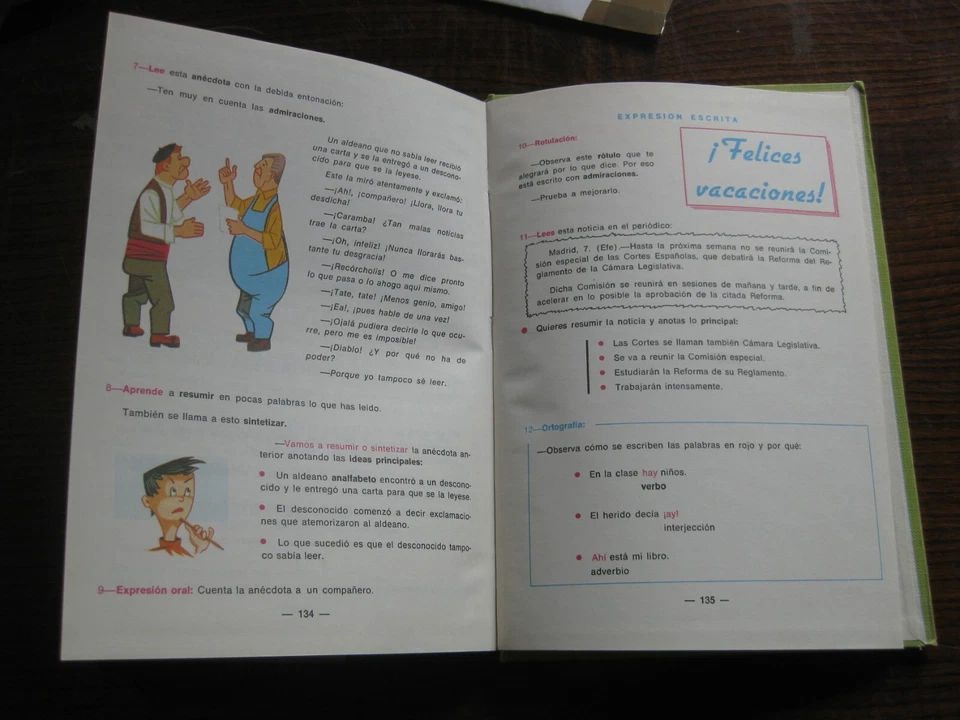 LIBRO TEXTO LENGUA ESPAÑOLA  ALVAREZ MIÑON 4  EGB TAPA DURA SIN USO NUEVO 1972 - Imagen 3 de 4