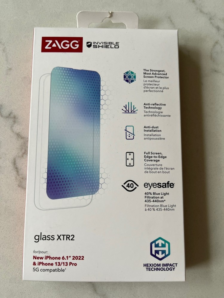ZAGG Invisible Shield Glass XTR2 Screen Protector iPhone 14/13/13 PRO