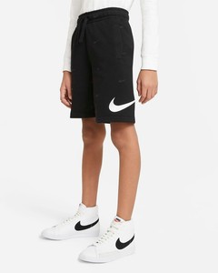 NIKE BERMUDA NSW SWOOSH - NERO/BIANCO - DH9662-010 | eBay