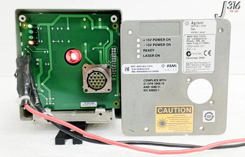 28938 AGILENT LASER HEAD, POWER: 306uW, 3.74MHZ, ASML 4022.454.71615 5517D-C19