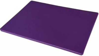 Lila Schneidebrett Gewerbe Allergie SUPERIOR HOHE DICHTE 450 x 300 x 10 mm