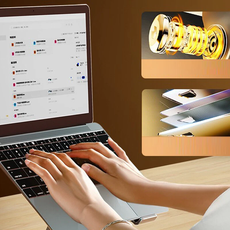 Adjustable Laptop Stand for Desk with Rotating Bracket iPad Holder Office Support