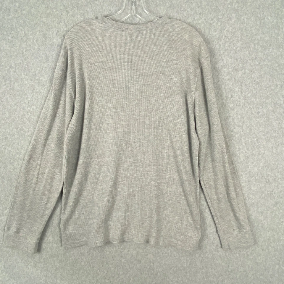 Los Angeles Lakers Mens Shirt XL Gray Basketball NBA Logo Thermal Knit - Image 4 of 4