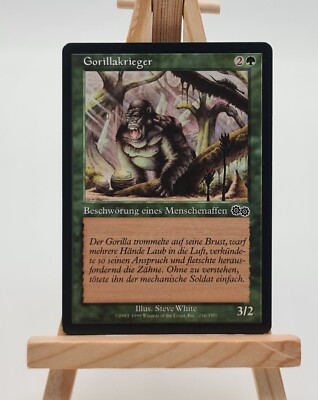 Gorillakrieger Urza´s Saga Magic Karte MTG Deutsch (Gorilla Warrior) 256/350
