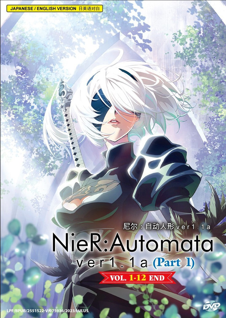 NieR:Automata Ver. 1.1a (Part 1 & 2) Complete Anime 12 Eps